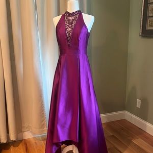 Adrianna Papell gorgeous high low ball gown
